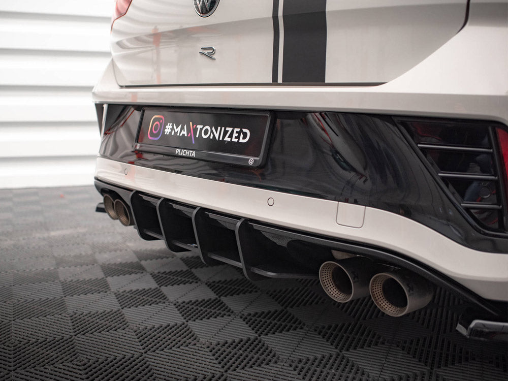 Maxton Design Street PRO Rear Diffuser Volkswagen T-Roc R Mk1 - VWTROC1RCNC-RS1