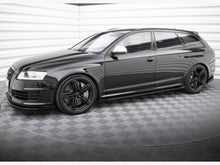 Load image into Gallery viewer, Maxton Design Street PRO Side Skirts Diffusers + Flaps Audi RS6 Avant C6 - AURS6C6CNC-SD1+SF1