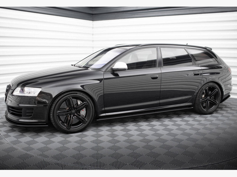 Maxton Design Street PRO Side Skirts Diffusers Audi RS6 Avant C6 - AURS6C6CNC-SD1