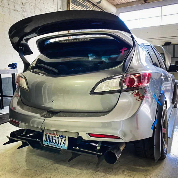 MS3R GEN2 CARBON AERO WING FOR 2010-2013 MAZDASPEED 3