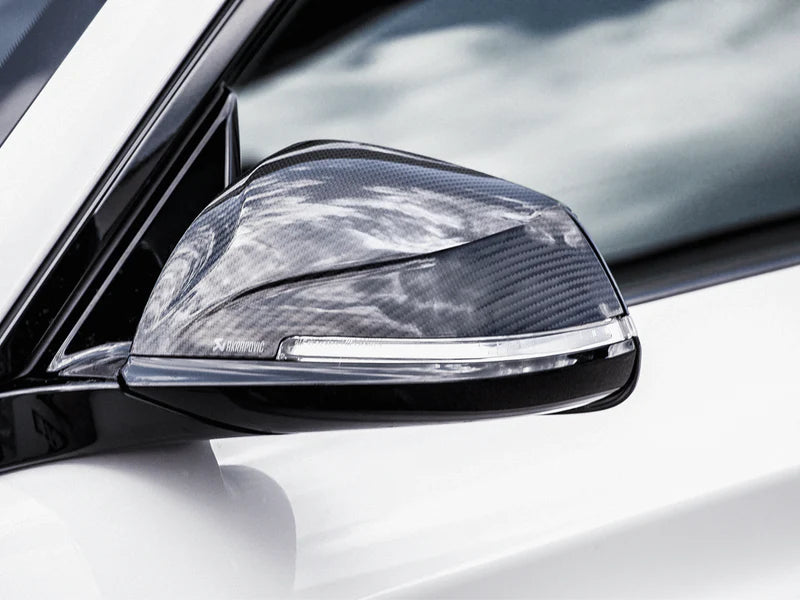 BMW M F2X/F3X Akrapovic High Gloss Carbon Fibre Mirror Cap Set