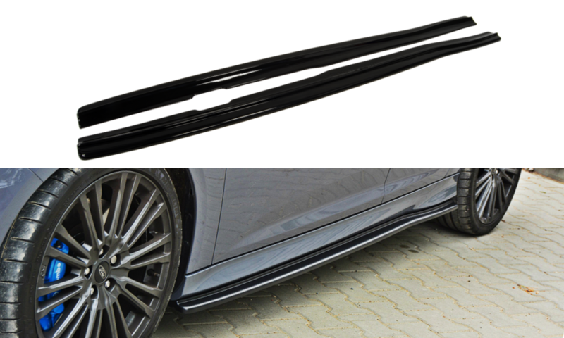 Maxton Design Side Skirts Diffusers Ford Focus 3 RS – FO-FO-3-RS-SD1