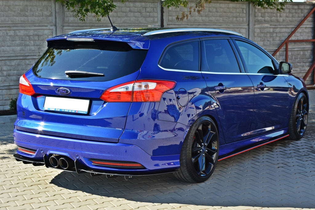 Maxton Design Rear Diffuser Ford Focus 3 ST Estate (Fits ST Estate Version Only) - FO-FO-3-ST-VA-CNC-RS1A