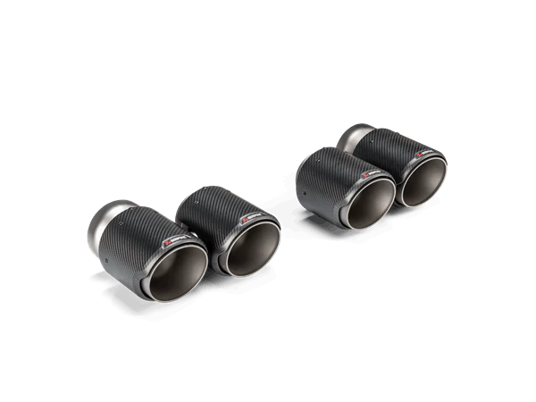 BMW G8X M3/M4 Akrapovic Round Carbon Tail Pipe Set