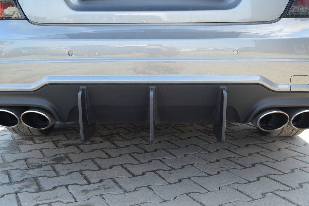 Maxton Design Rear Diffuser V.1 Mercedes C W204 AMG-Line (Facelift) - ME-C-204-AMGLINE-CNC-RS2A