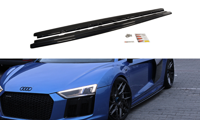 Maxton Design Side Skirts Diffusers Audi R8 Mk2 Pre-facelift (2015-2018) – AU-R8-2-SD1