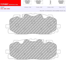 Load image into Gallery viewer, FCP4967H - Ferodo Racing DS2500 Front Brake Pad VW/Audi