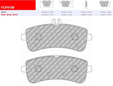 Load image into Gallery viewer, FCP5108H - Ferodo Racing DS2500 Rear Brake Pad - Mercedes C-Class/S-Class/AMG GT