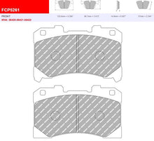 Load image into Gallery viewer, FCP5261H - Ferodo Racing DS2500 Front Brake Pad - Toyota GR Yaris
