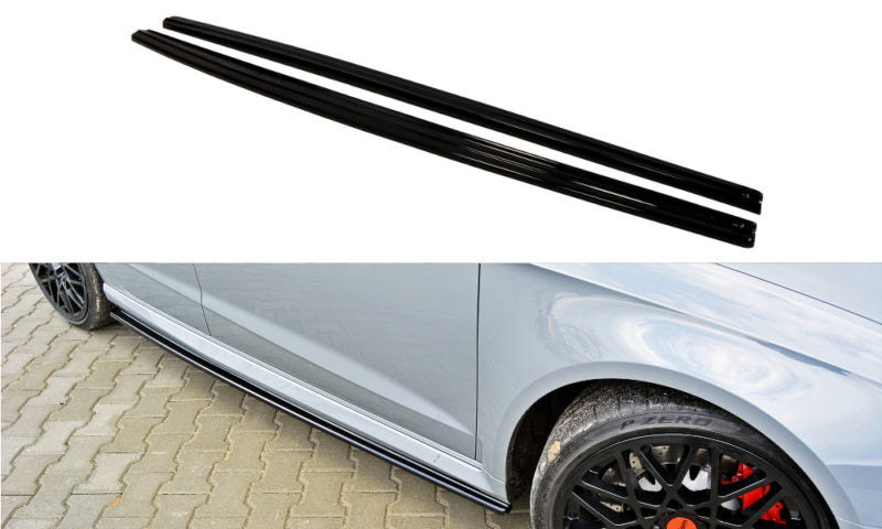 Maxton Design Side Skirts Diffusers Audi RS3 8VA Pre-Facelift (2015-2016) – AU-RS3-8V-SD1