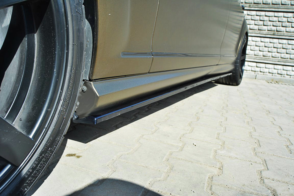 Maxton Design Side Skirts Diffusers Mercedes S-Class W221 AMG Lwb - ME-S-W221-AMG-SD1