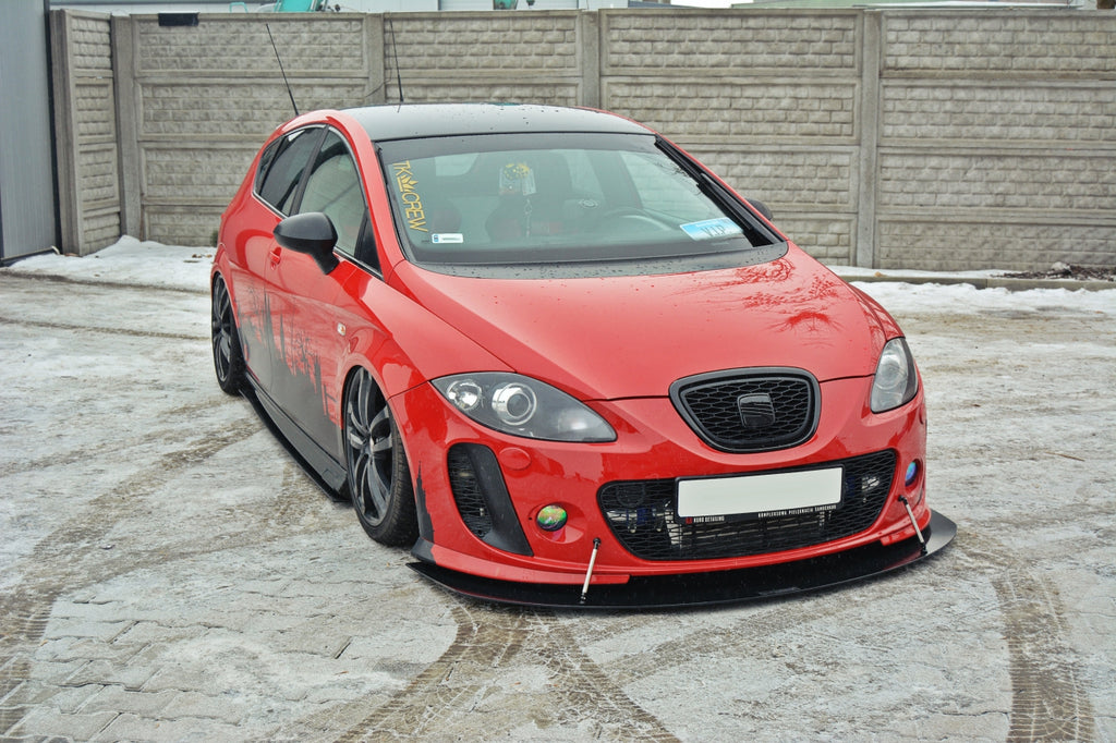 Maxton Design Racing Side Skirts Diffusers Seat Leon Mk2 (MS Design)  - SE-LE-2-MS-CNC-SD1A