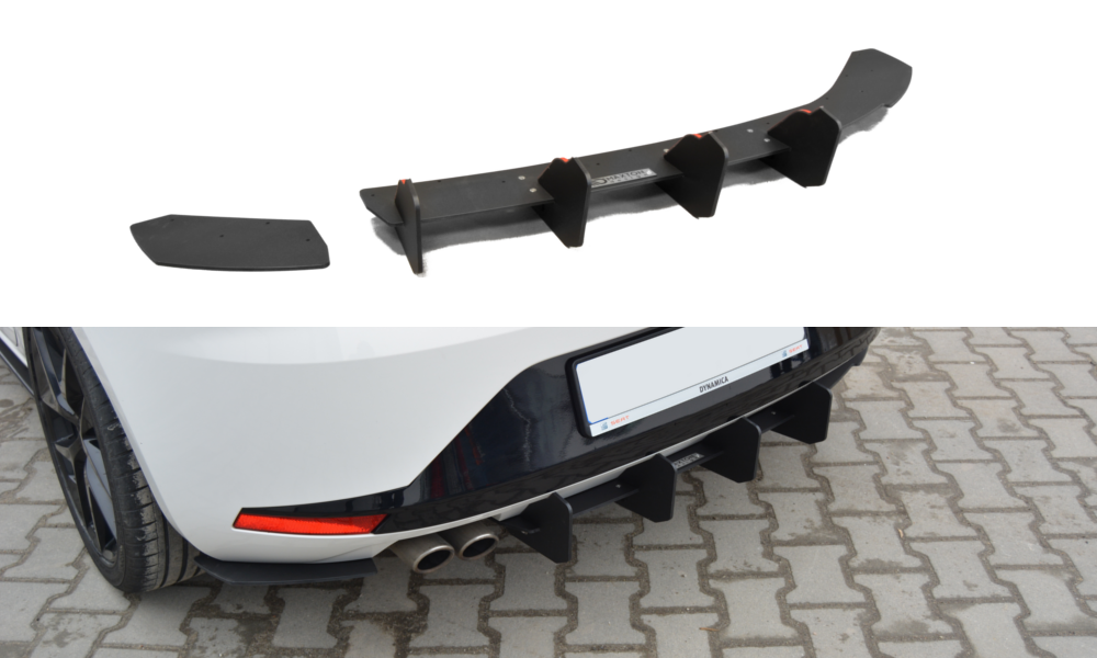 Maxton Design Rear Diffuser Seat Leon Mk3 FR - SE-LE-3-FR-CNC-RS1A