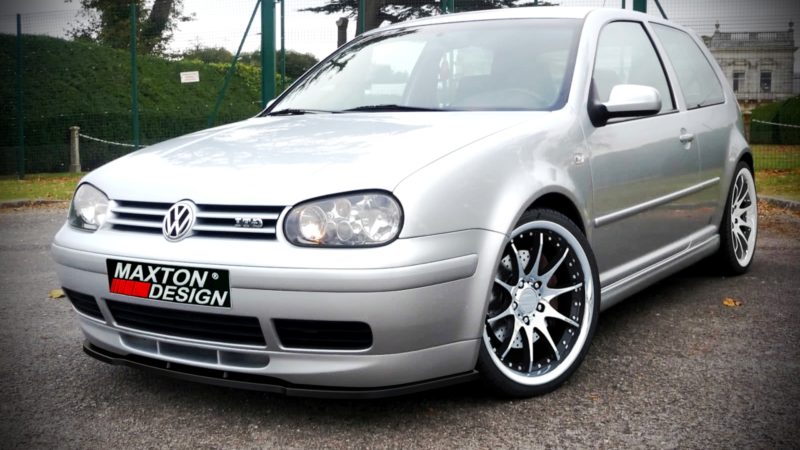 Maxton Design Front Splitter Volkswagen Golf Mk4 (For 25Th Front Bumper Spoiler) – VW-GO-4-25TH-FD1