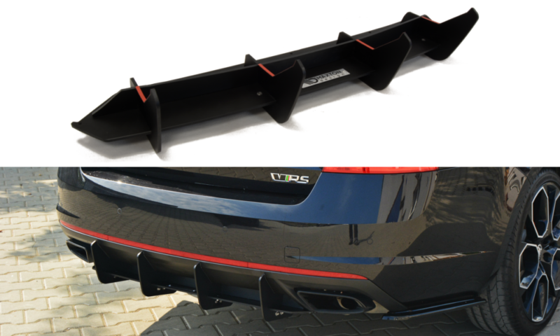 Maxton Design Rear Diffuser Skoda Octavia Mk3 RS – SK-OC-3/3F-RS-CNC-RS1A