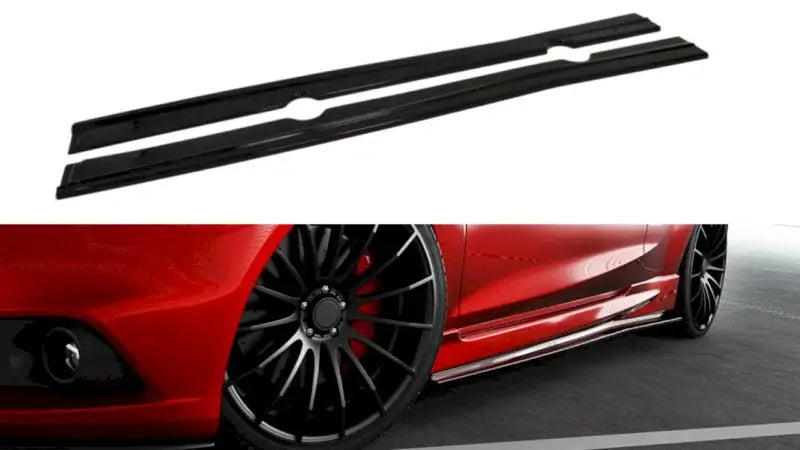 Maxton Design Side Skirts Diffusers Ford Fiesta Mk7 Facelift ST/Zetec S – FO-FI-7/7F-ST-SD1