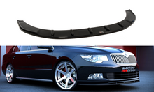 Load image into Gallery viewer, Maxton Design Front Splitter Skoda Superb Mk2 (For Sport Front Bumper Spoiler) - SK-SU-2-SPORT-FD1