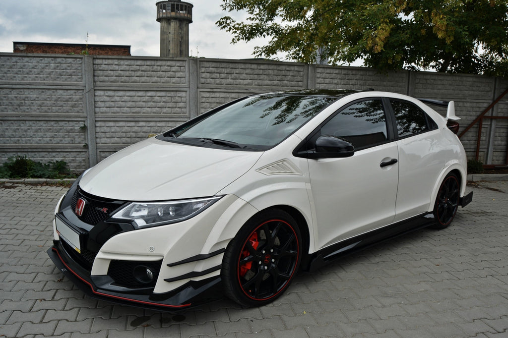 Maxton Design Racing Side Skirts Diffusers Honda Civic Mk9 Type R - HO-CI-9-TYPE-R-CNC-SD1A