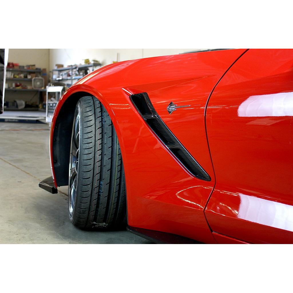 APR Performance Carbon Fiber Fender Vents for C7 Chevrolet Corvette Stingray