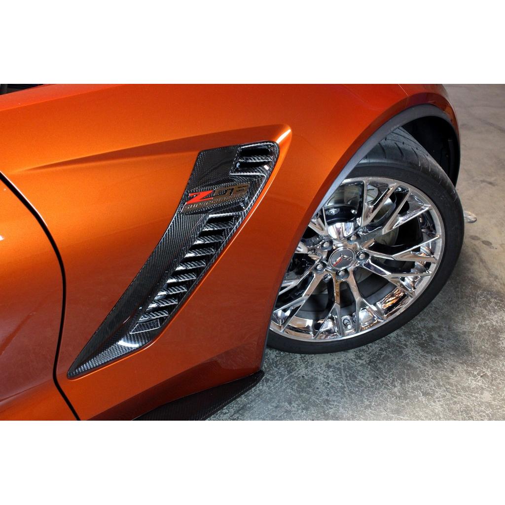 APR Performance Carbon Fiber Fender Vents for C7 Chevrolet Corvette Z06