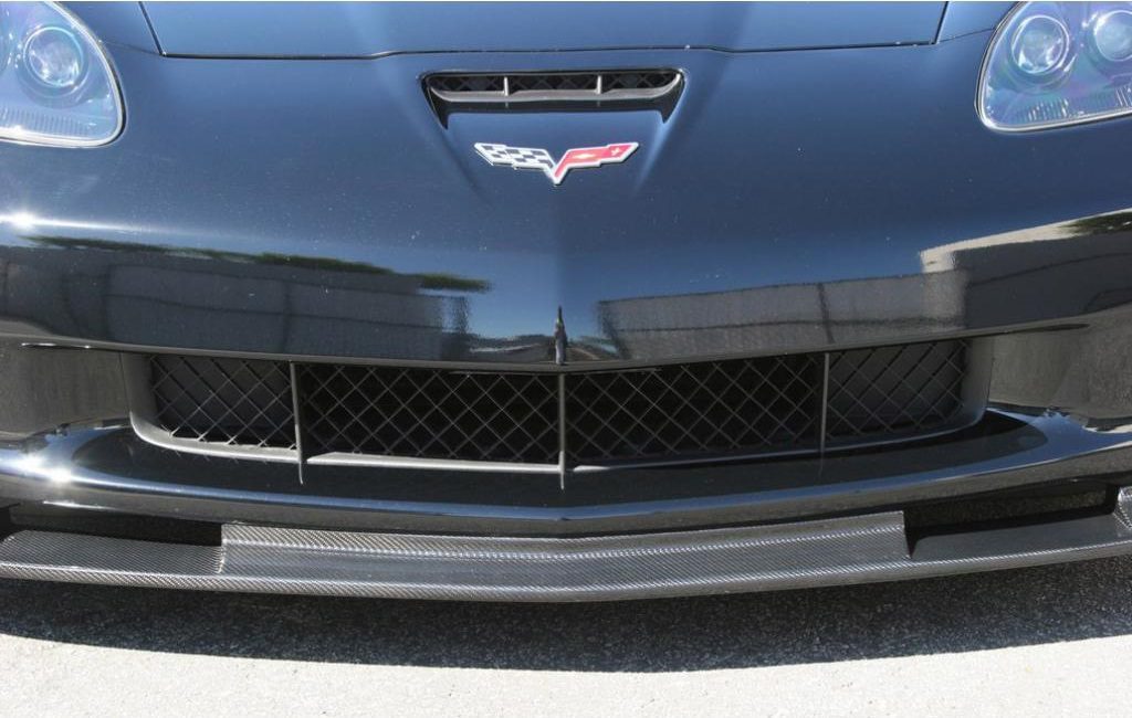 APR Performance Carbon Fiber Front Airdam Version II w/ Bumper Reinforcement for C6 Chevrolet Corvette