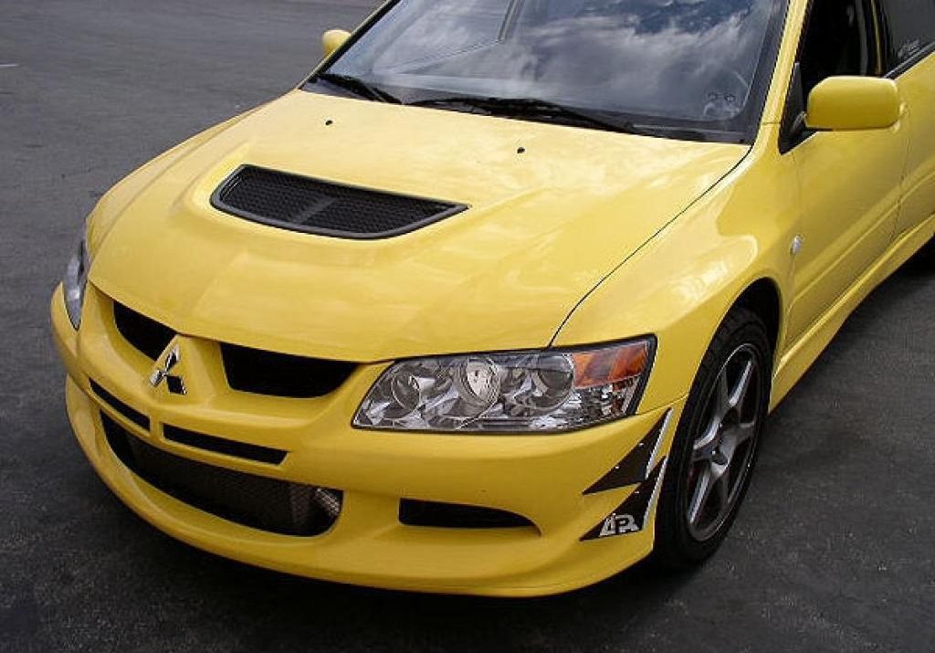 APR Performance Carbon Fiber Front Bumper Canards for CT9A Mitsubishi Lancer Evolution VIII