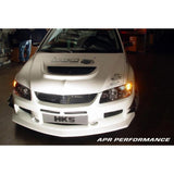 APR Performance Carbon Fiber Front Bumper for Mitsubishi Lancer Evolution IX with Front Air Dam Incorporated