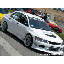 Load image into Gallery viewer, APR Performance Carbon Fiber Front Bumper for Mitsubishi Lancer Evolution IX with Front Air Dam Incorporated