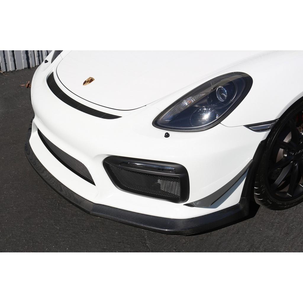 APR Performance Carbon Fiber Front Canards for 981 Porsche Cayman GT4