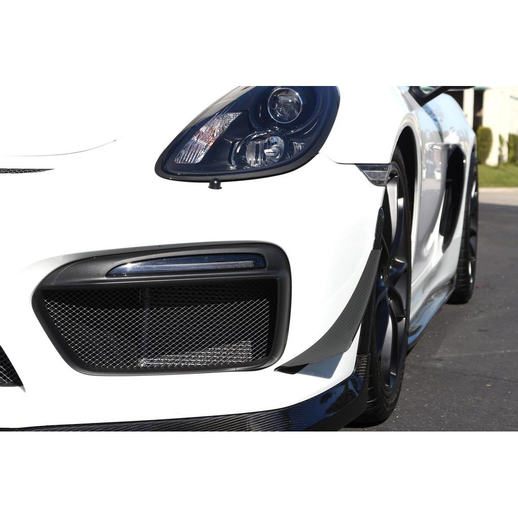 APR Performance Carbon Fiber Front Canards for 981 Porsche Cayman GT4