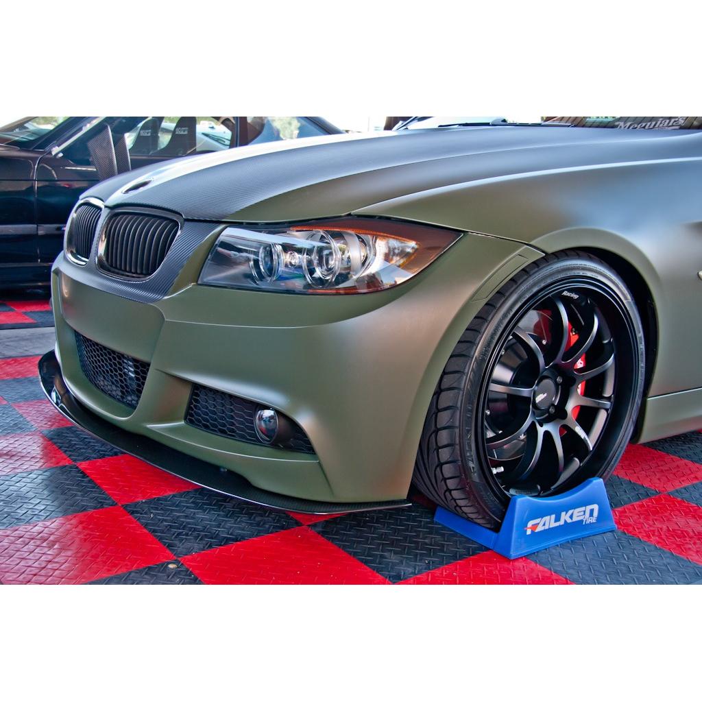 APR Performance Carbon Fiber Front Wind Splitter w/ Rods for E90 BMW 3 Series with M Sport Bumper