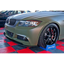 Load image into Gallery viewer, APR Performance Carbon Fiber Front Wind Splitter w/ Rods for E90 BMW 3 Series with M Sport Bumper