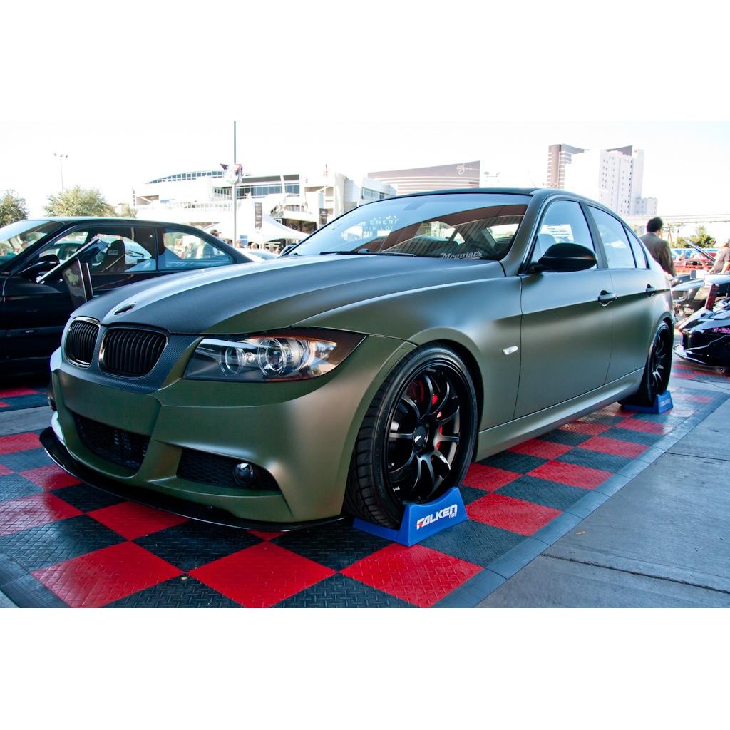 APR Performance Carbon Fiber Front Wind Splitter w/ Rods for E90 BMW 3 Series with M Sport Bumper