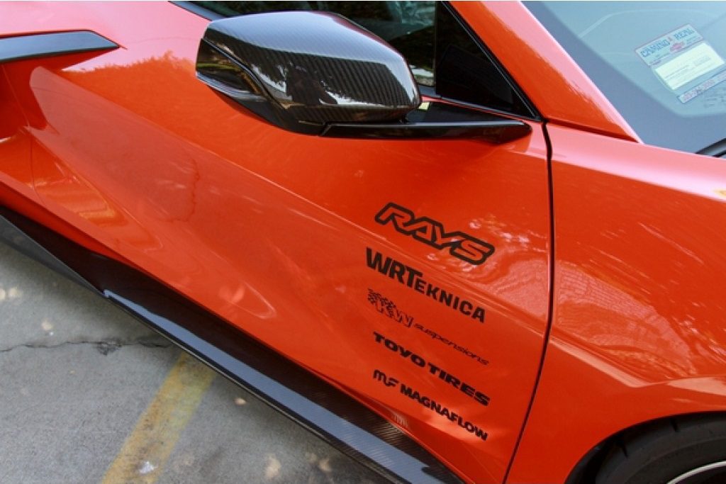 APR Performance Carbon Fiber Mirror Covers for C8 Chevrolet Corvette Stingray