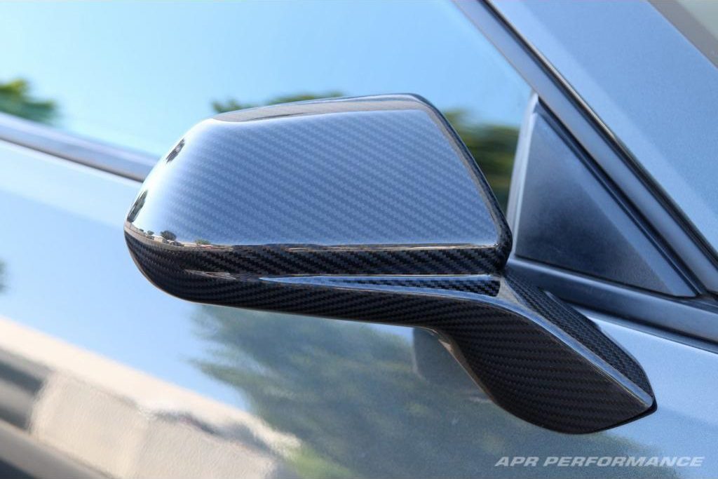 APR Performance Carbon Fiber Non-Dimming Mirror Covers for 6th Gen Chevrolet Camaro ZL1