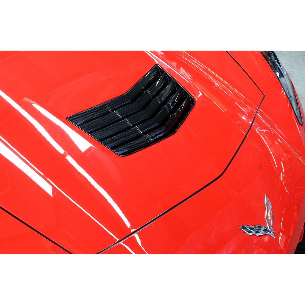 APR Performance Carbon Fiber Hood Vent for C7 Chevrolet Corvette Stingray