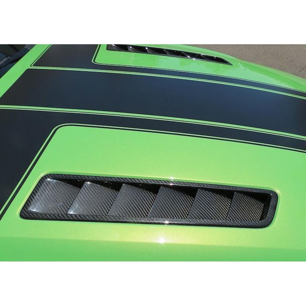 APR Performance Carbon Fiber Hood Vents for S197 Ford Mustang GT