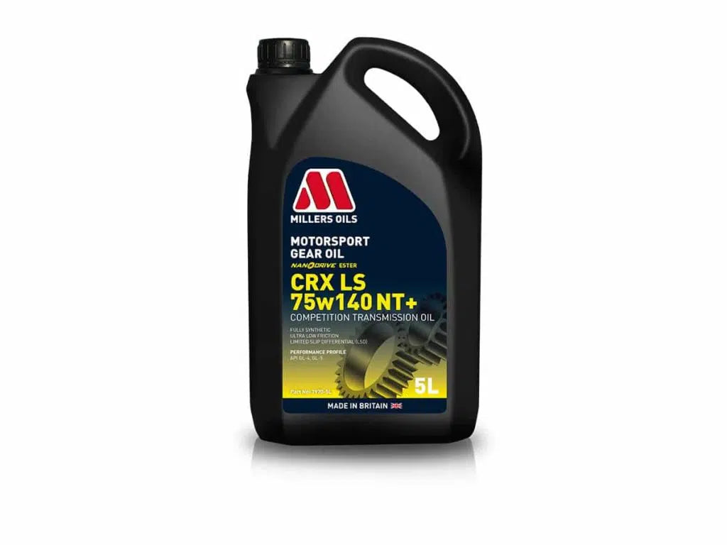 Millers Oils Motorsport CRX LS 75w140 NT+ Transmission Oil