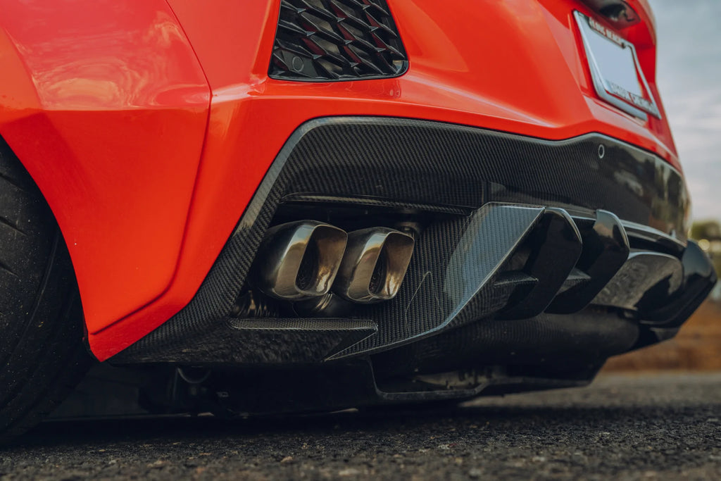 StreetHunter Designs Carbon Fiber Rear Diffuser for C8 Chevrolet Corvette