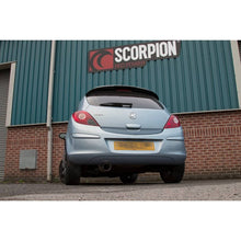 Load image into Gallery viewer, Scorpion Vauxhall Corsa D 1.0/1.2/1.4 (06-14) Resonated Cat-Back Exhaust- Polished Single Daytona Tip  SVXS061