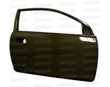 Seibon Carbon Fibre Door Pair - Honda Civic 2DR / HB