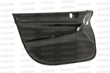 Load image into Gallery viewer, Seibon Carbon Fibre Front Door Card Pair - Mitsubishi Lancer Evo X