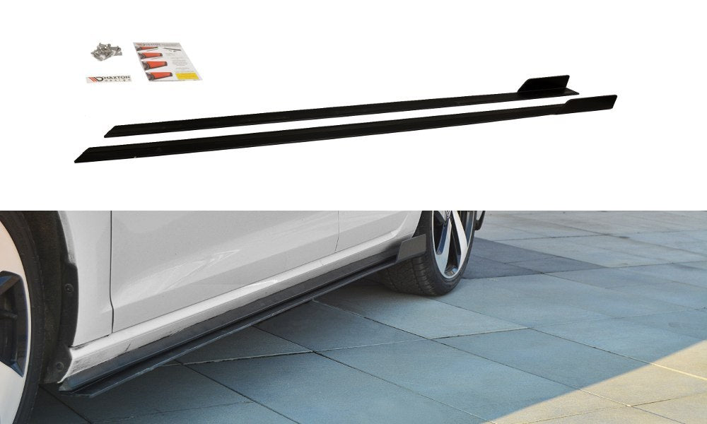 Maxton Design Racing Side Skirts Diffusers Volkswagen Golf GTI 7.5 - VW-GO-7F-GTI-CNC-SD1A