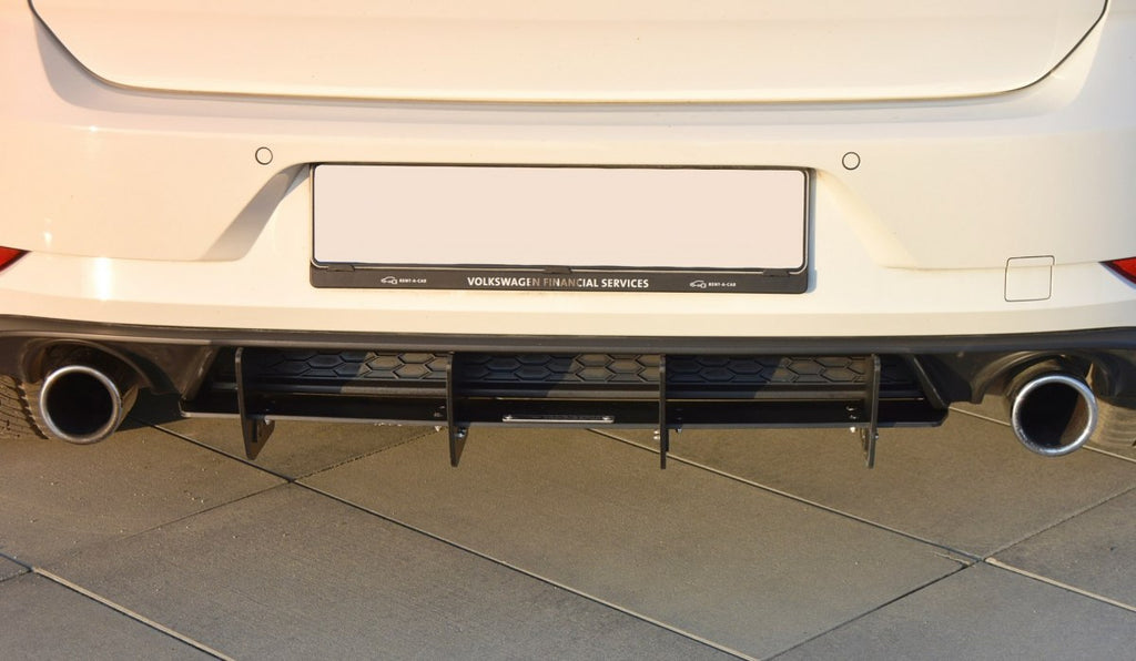 Maxton Design Rear Diffuser Volkswagen Golf GTI 7.5 - VW-GO-7F-GTI-CNC-RS1A