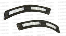 Load image into Gallery viewer, Seibon Carbon Front Fender Ducts Pair - Mitsubishi Evo X