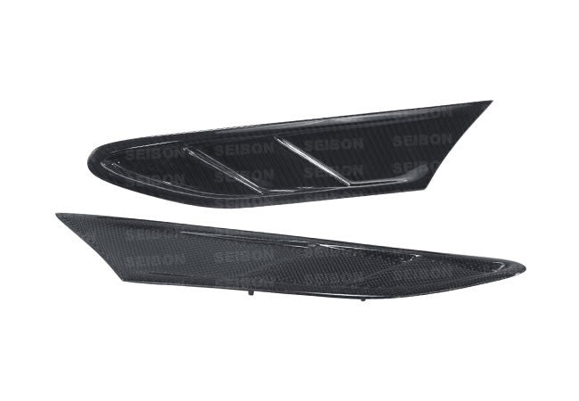 Seibon Carbon Fibre Wing Vent Covers - FR Style - Subaru BRZ / Toyota GT86