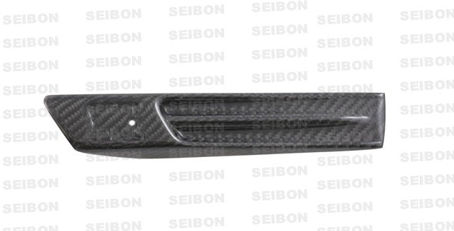 Seibon Carbon Fender Duct Logos Pair - Nissan GTR R35