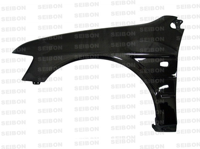 Seibon Carbon Front Wing Pair - Mitsubishi Evo 8 / 9 (10mm Wider)