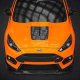 RSR GT500-STYLE CARBON FIBER HOOD FOR 2015-2018 FORD FOCUS