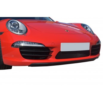 Porsche 991 Carrera C2 - Front Grille Set (Without Parking Sensors) Black